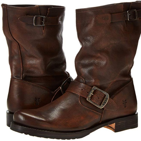 slouchy motorcycle boots